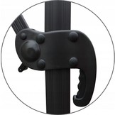 Gardenline - zweefparasol - met hoes - 300x300 cm - grijs