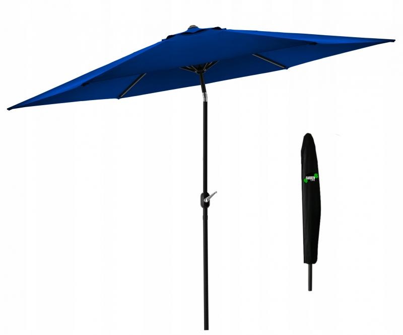 Gardenline - parasol - waterbestendig - Ø 3 meter - blauw