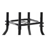 Gardenline - tuinset - met parasol - opklapbare stoelen - grijs