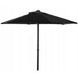 Gardenline - tuinset - met parasol - opklapbare stoelen - grijs