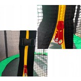 Gardenline - trampoline - Ø312 cm - met veiligheidsnet - oranje