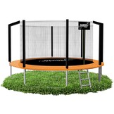 Gardenline - trampoline - Ø366 cm - met veiligheidsnet - oranje