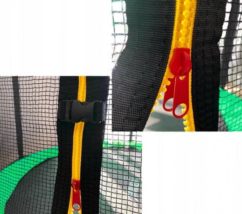 Gardenline - trampoline - Ø366 cm - met veiligheidsnet - oranje