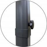 Gardenline - zweefparasol - met hoes - Ø 3x3 m - beige