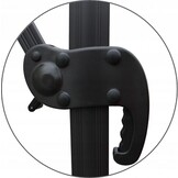 Gardenline - zweefparasol - met hoes - 250x250 cm - grijs