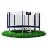Gardenline - trampoline - Ø374 cm - met veiligheidsnet - blauw