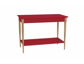 Mamo Open Wastafel | 65 cm Breedte | Beukenhout & MDF | Rode kleur | FSC gecertificeerd