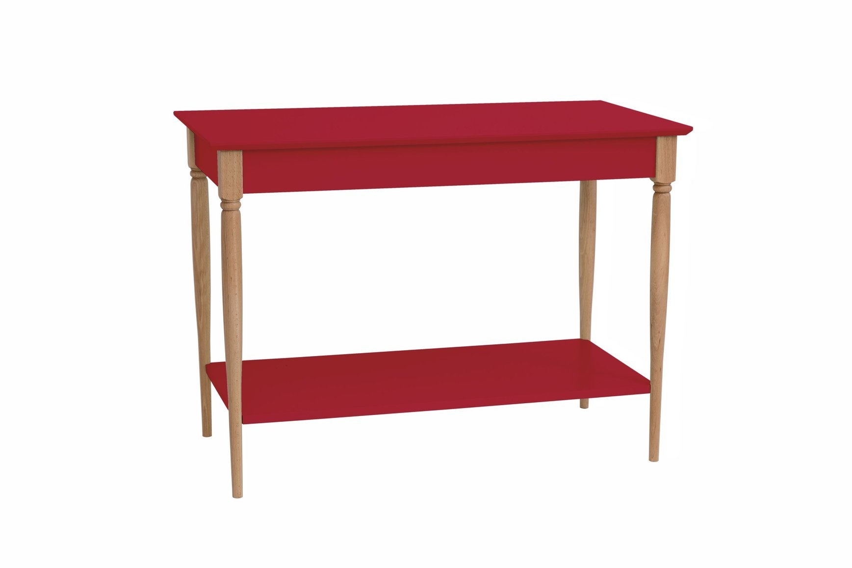 Mamo Open Wastafel | 65 cm Breedte | Beukenhout & MDF | Rode kleur | FSC gecertificeerd