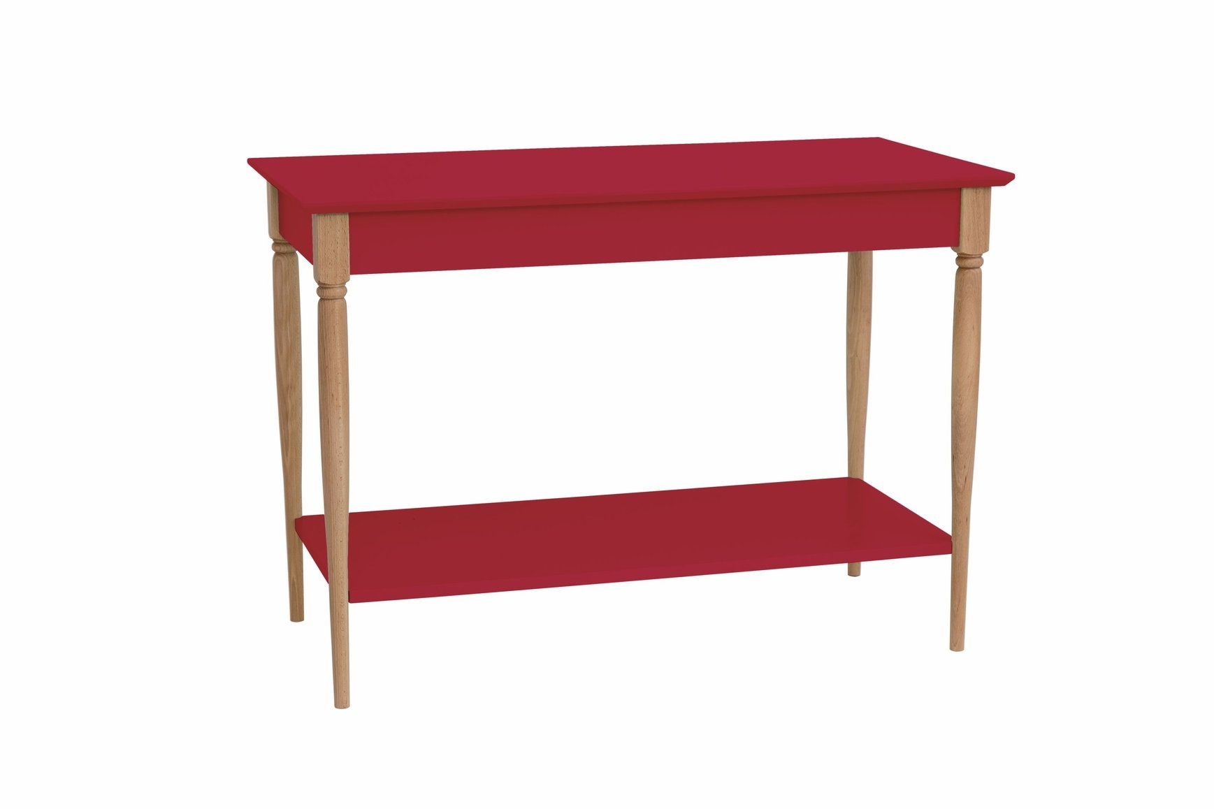 Mamo Open Wastafel - 105cm breed, rood & duurzaam (FSC-gecertificeerd)