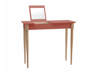 Mamo Kaptafel met spiegel in Antiek Roze | Natuurlijk beukenhouten poten