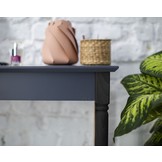 Mamo rood Consoletafel met plank van beukenhout en MDF