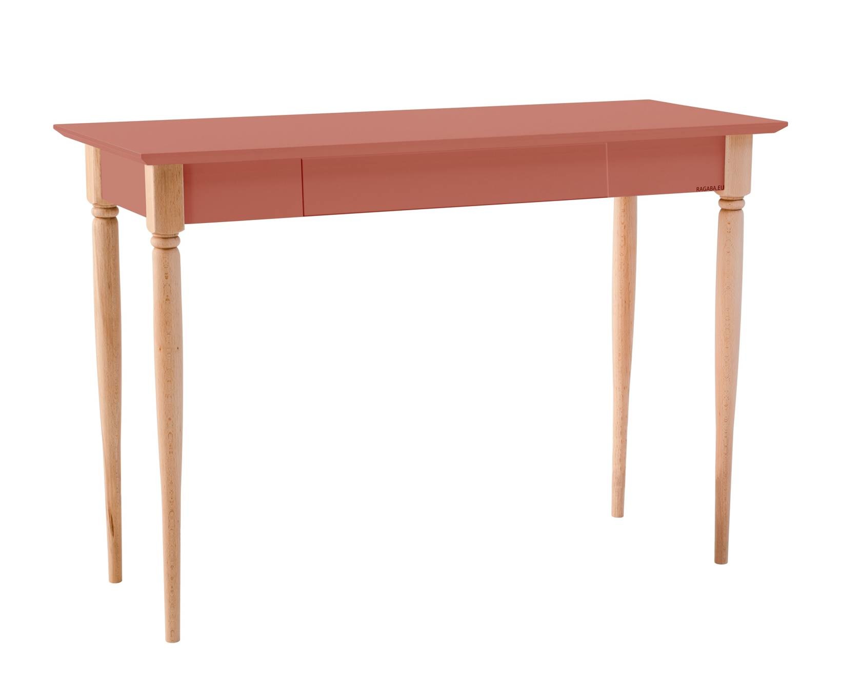Mamo Schrijftafel // 105cm Antiek Roze // Beukenhout Poten