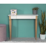 Mamo Schrijftafel // 105cm Antiek Roze // Beukenhout Poten