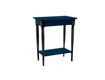 Mamo petrolblauwe consoletafel met beukenhout en MDF, FSC-gecertificeerd