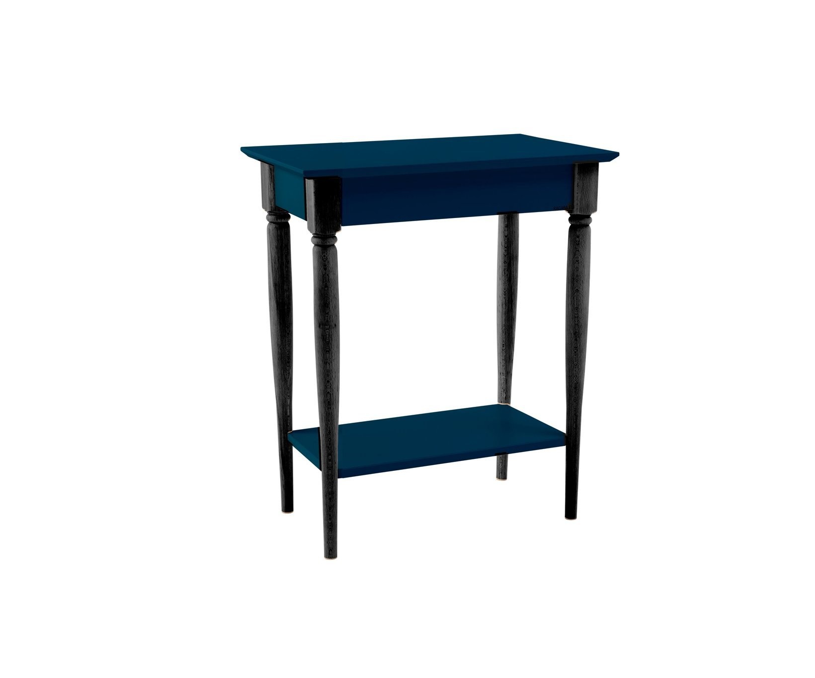 Mamo petrolblauwe consoletafel met beukenhout en MDF, FSC-gecertificeerd