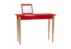 Mamo kaptafel met spiegel en FSC-certificering in rood