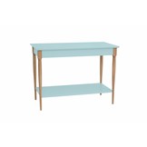 Mamo Open Wastafel | 85cm Breedte | Licht Turkoois Kleur | Beukenhout & MDF