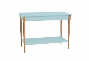 Mamo Open Wastafel | 85cm Breedte | Licht Turkoois Kleur | Beukenhout & MDF