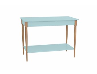 Mamo Open Wastafel | 85cm Breedte | Licht Turkoois Kleur | Beukenhout & MDF