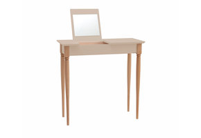 Mamo Kaptafel met spiegel in Bruin Beige - 65 x 35 x 74 cm