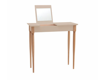 Mamo Kaptafel met spiegel in Bruin Beige - 65 x 35 x 74 cm