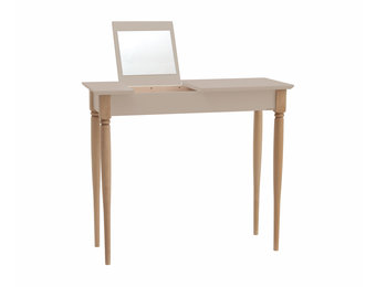 Mamo Kaptafel met Spiegel - Natuurlijk Beukenhout Poten | Bruin Beige (S 2005-Y50R)