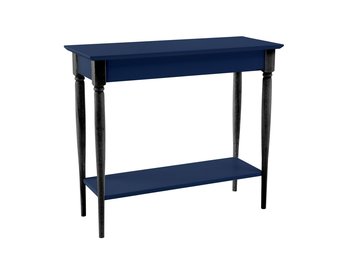 Mamo marineblauwe console met plank - 85 x 35 x 74cm