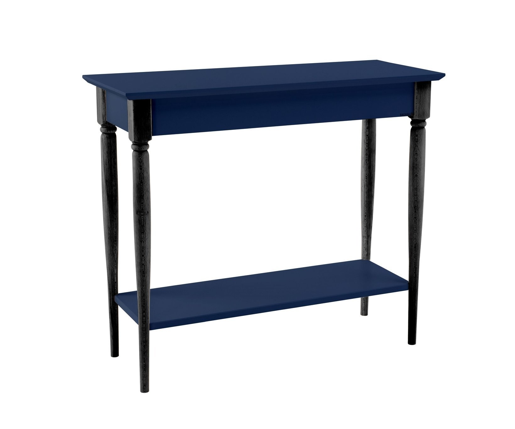 Mamo marineblauwe console met plank - 85 x 35 x 74cm