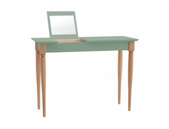 Mamo Kaptafel met spiegel - Saliegroen beukenhouten poten, 105cm breed