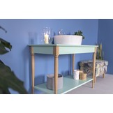 Mamo Open wastafel - Zeegroen, 105x74x52 cm, FSC100% gecertificeerd