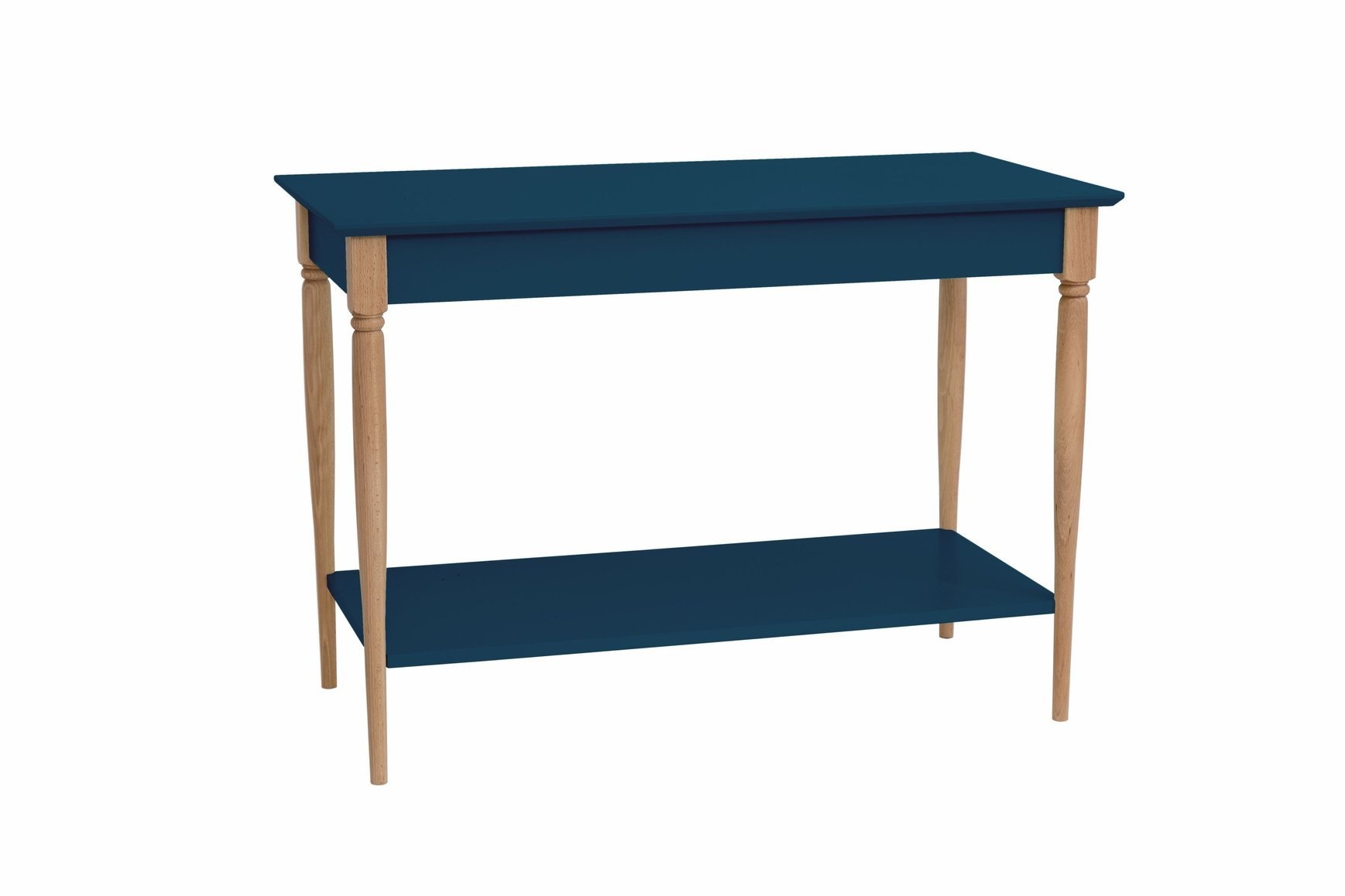 Mamo open wastafel - Beukenhout - Petrolblauw - 105x74x52cm