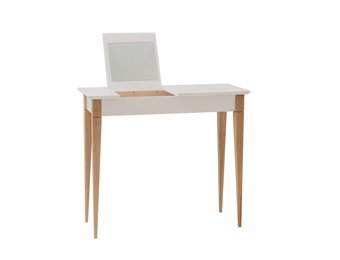 Mamo kaptafel met spiegel | Lichtgrijs | FSC100% | Beukenhout | B 85 x D 35 x H 74 cm