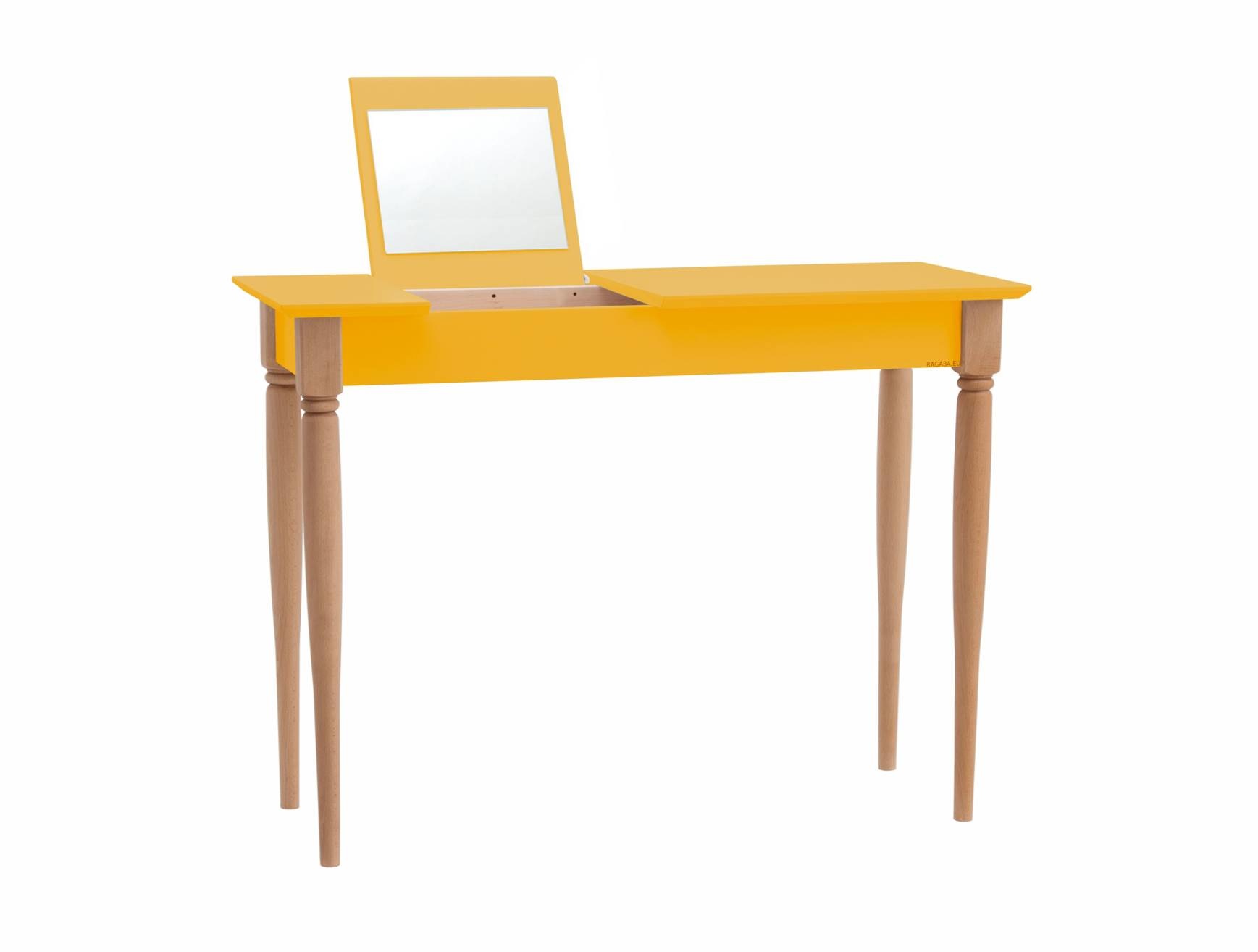 Mamo Kaptafel | Bezemgeel | FSC-gecertificeerd | Beukenhout & MDF