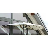Gardenline - parasol - balkon parasol - halve parasol - ⌀27 m - rood
