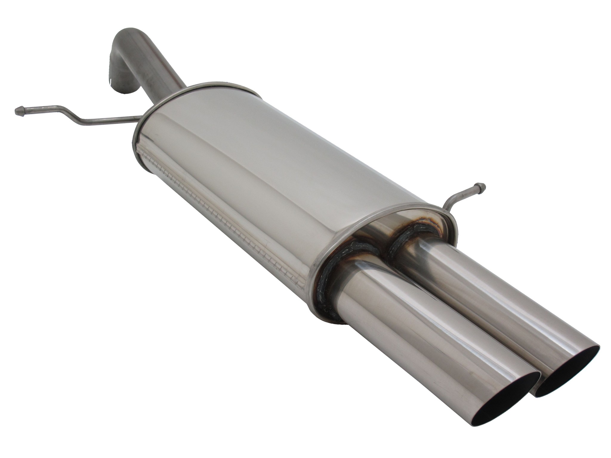 Sportuitlaat - Ford Fiesta MK7 ST (JA8) - 2x76mm MS-Design - High Quality