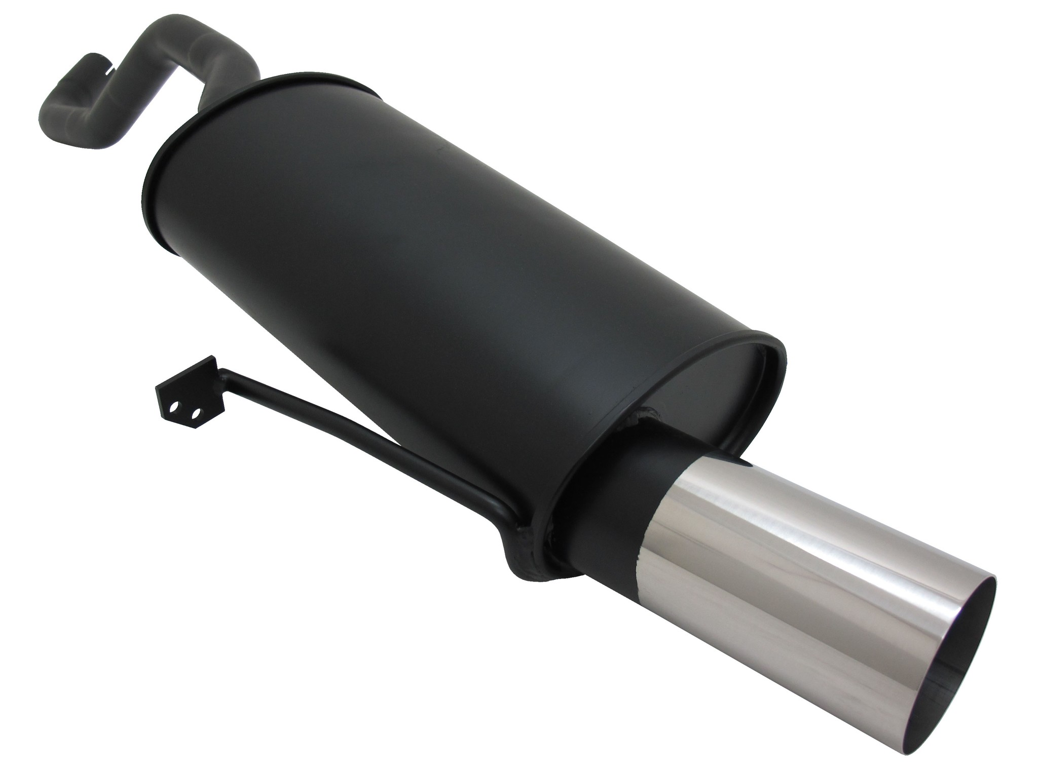 Sportuitlaat - Renault Clio III (BR0/CR0) 06/2005-2013 - RL-Design 90mm RVS eindpijp