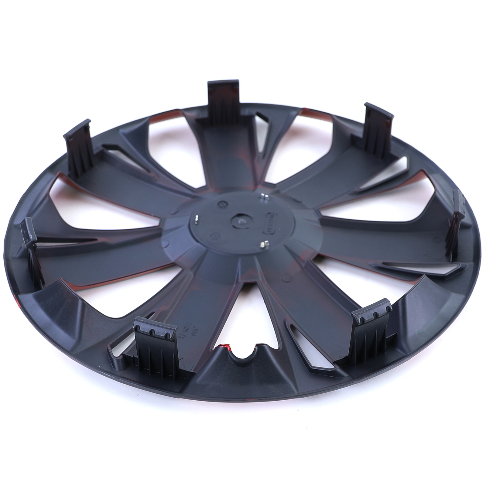 Tenzo-R - wieldoppen - voor stalen velgen - 15" - zwart rood