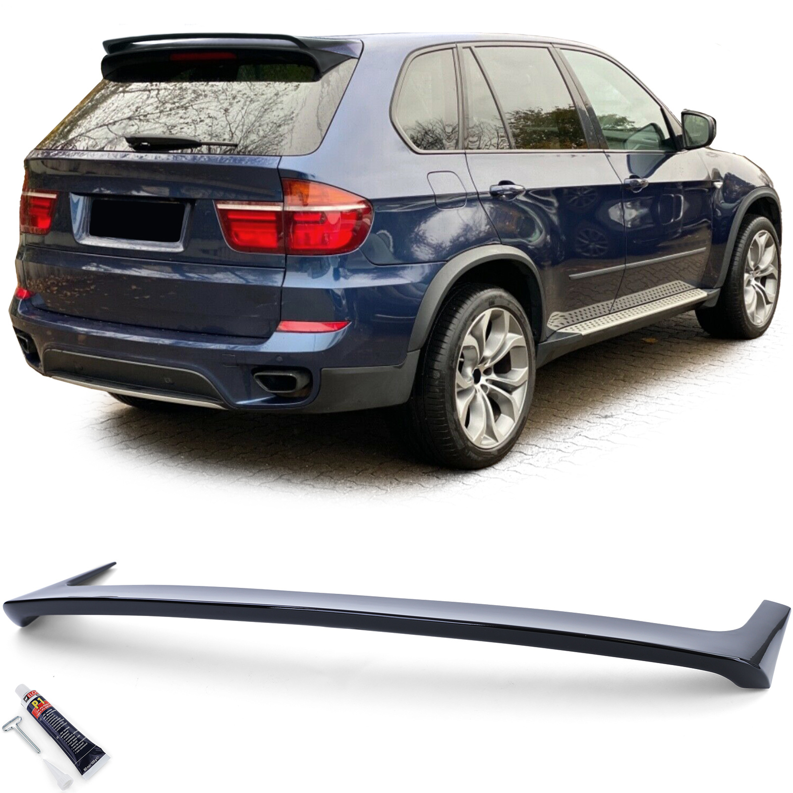 Spoiler - dakspoiler - BMW X5 E70 2006-2013 - zwart