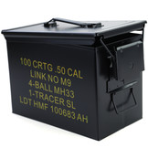 Munitiekist - metaal - 327x185x227 mm - zwart - 3,2 kg