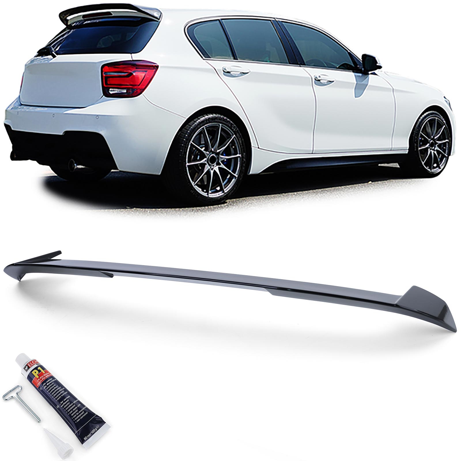 Spoiler - dakspoiler - geschikt voor BMW 1 serie F20 F21 2011-2015