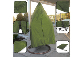 Beschermhoes - voor hangstoel - 190x100 cm - groen