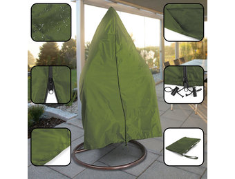 Beschermhoes - voor hangstoel - 190x100 cm - groen