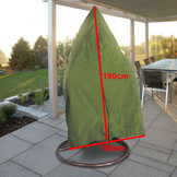 Beschermhoes - voor hangstoel - 190x100 cm - groen