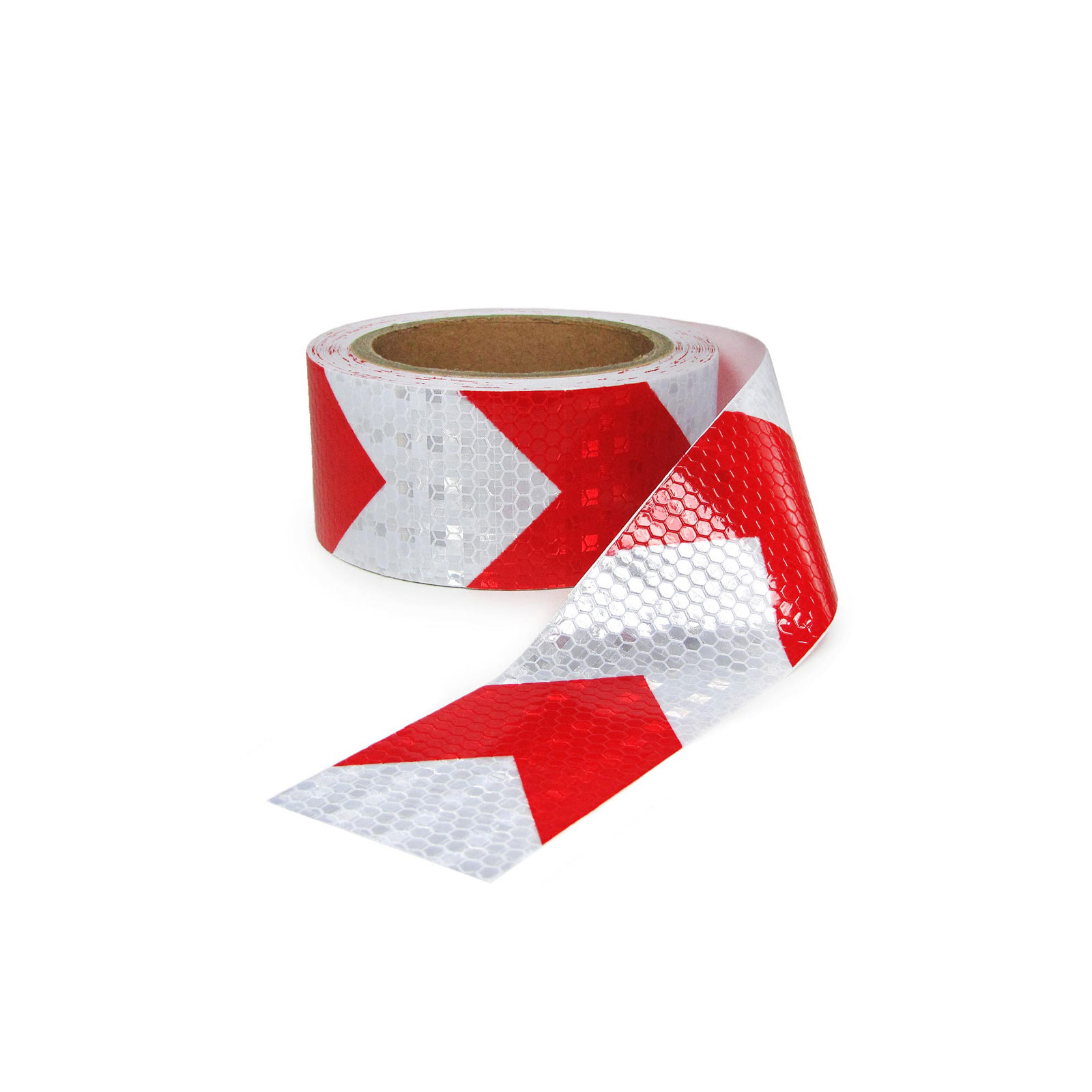 Afzetlint - zelfklevende signaaltape - 100 m - rood wit