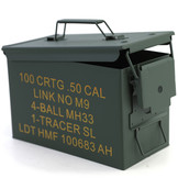 Munitiekist - metaal - 305x155x190 mm - groen - 2,5 kg