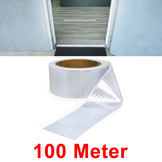 Afzetlint - zelfklevende signaaltape - 100 m - wit