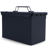 Munitiekist - metaal - 305x155x190 mm - zwart - 2,5 kg