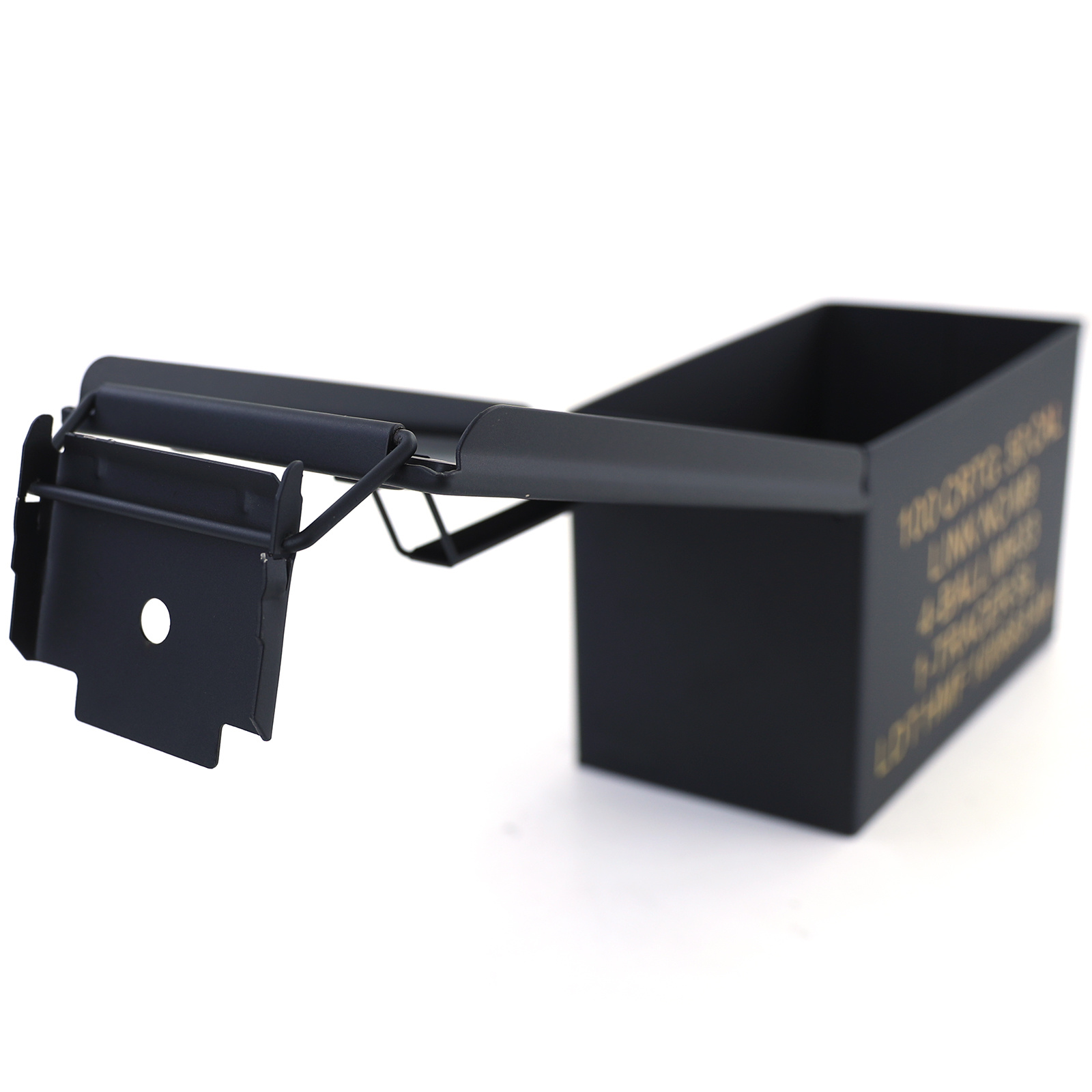 Munitiekist - metaal - 305x155x190 mm - zwart - 2,5 kg