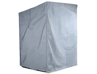 Beschermhoes - voor strandstoel - tuinstoelen - 160-150x135x10 cm - grijs