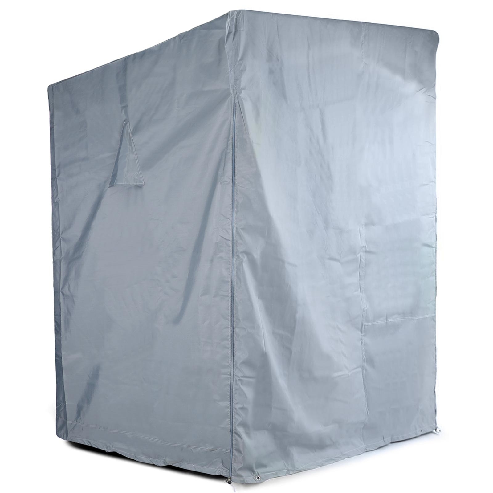 Beschermhoes - voor strandstoel - tuinstoelen - 160-150x135x10 cm - grijs